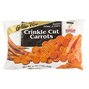 Crinkle Cut Carrots Golden.F16oz