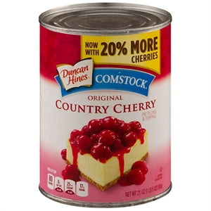 Pie Filling Cherry Comstock 21oz