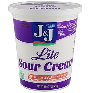 Sour Cream Lite J&J 16oz