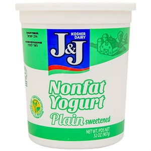 Plain Nonfat Sweetened J&J 32oz