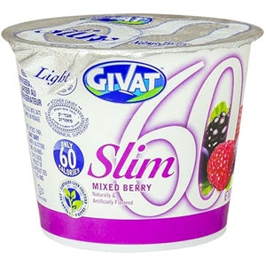 Slim Nonfat Yogurt Mixed Berry Givat 5oz
