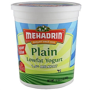 Yogurt Plain Lowfat Mehadrin 32oz