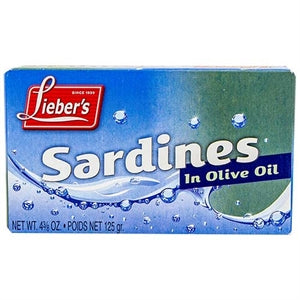 Sardines Oil Lieber's 4.37oz
