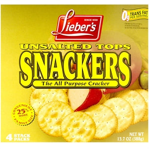 Snackers Unsalt Lieber's 13.7oz