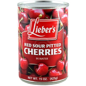 Cherries Pitted Red Sour Lieber's 15oz