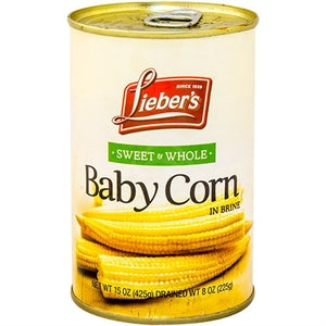 Baby Corn Whole Lieber's 15oz
