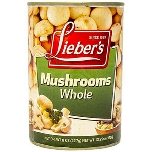 Whole Mushrooms Lieber's 8oz