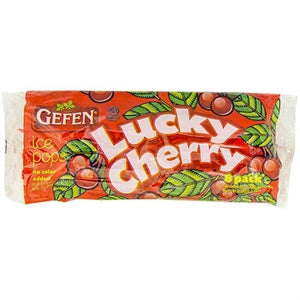 Ice Pops Cherry Gefen 8pk