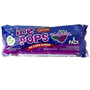 Ice Pops Raspberry Gefen 8pk