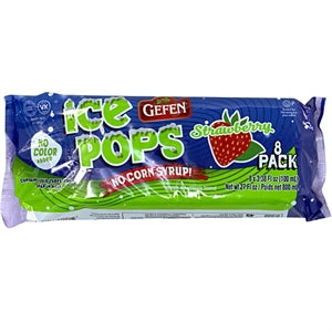 Ice Pops Strawberry Gefen 8pk