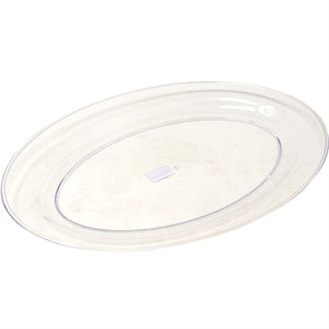 Tray Oval Serving Clear