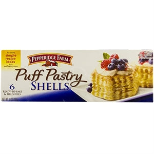 Puff Pastry Shells 780 P.F 6pk