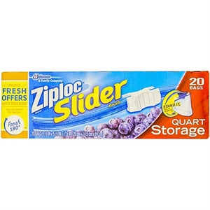 Ziploc Storage Bags Qt 20pk