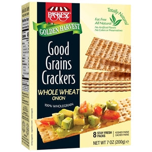 Grains Crackers WW Onion
