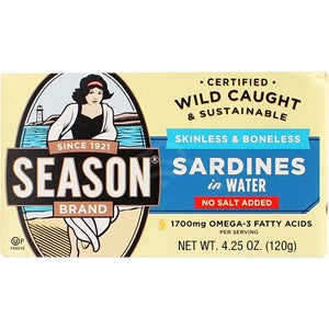 Sardines Skinless Water 4.25oz
