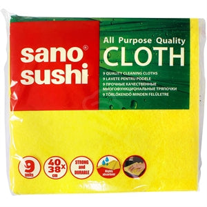 All Purpose Cloth Sano 9pk