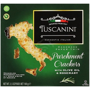 Parchment Crackers Rosemary Tuscanini 3.5oz