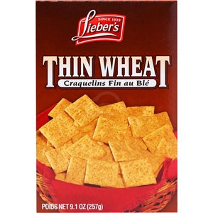 Thin Wheat Cracker Lieber's 10oz