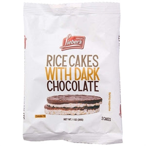 Rice Cakes Dark Chocolate 1oz