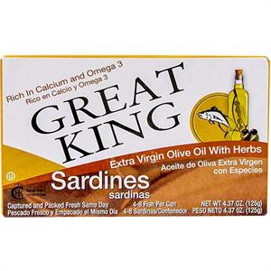 Sardines Olive Oil Herb 4.37oz