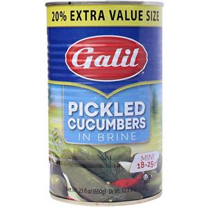Cucumbers Brine 18-25 Galil 23oz