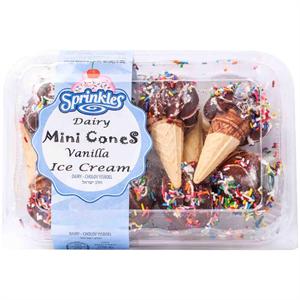 Sprinkles Mini Cones 8pk