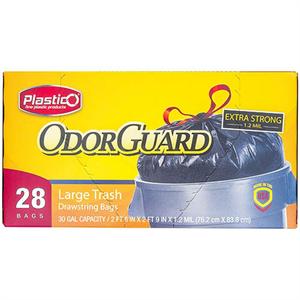 Plastico Garbage Bags 30Gal 28pk