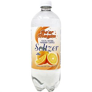 Seltzer Orange BeerM 33.8oz