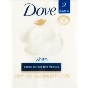 Soap Bars White Dove 2pk