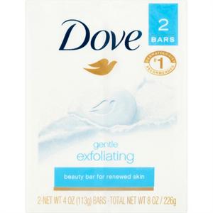 Gentle Exfoliating Dove 2pk