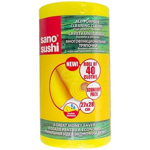 Cleaning Cloth Yellow Sano 40pk
