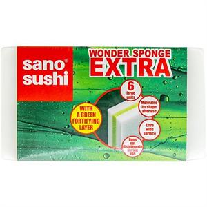 Wonder Sponge Extra Sano 6pk