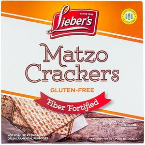 Matzo Crackers Fiber Lieber's 10.5oz