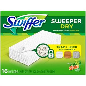 Swiffer Cloths Dry Gain 16pk