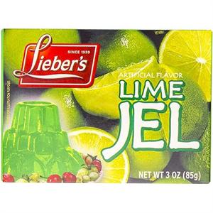 Jello Lime Lieber's 3oz