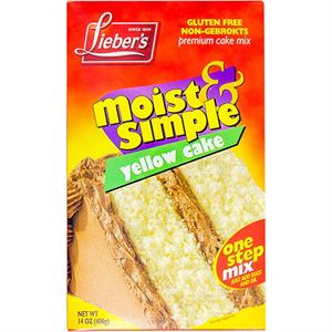 Yellow Cake Mix Lieber's 14oz