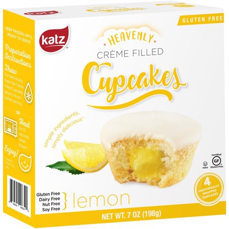Cupcakes Lemon Filled Katz 7oz