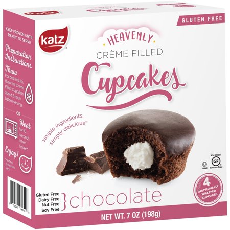 Cupcakes Chocolate Filled Katz 7oz