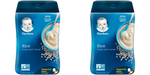 Baby Cereal Rice Gerber 16oz