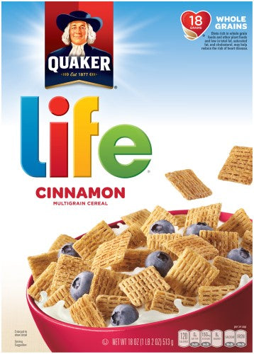 Life Cinnamon Quaker 18 oz