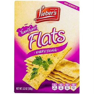 Flats Crackers Everything Lieber's 5.3oz