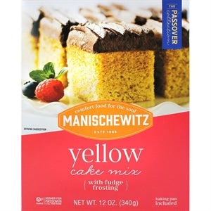 Cake Mix Yellow Manischewitz 12oz