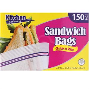 Sandwich Bags Zip K.C 150pk