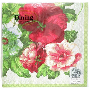 Lunch Napkins Flowers #1 20pk