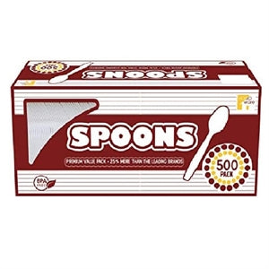 Spoons White Hogoware 500pk