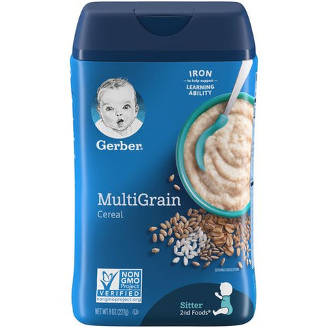 Baby Cereal Multigrain Gerber 8z