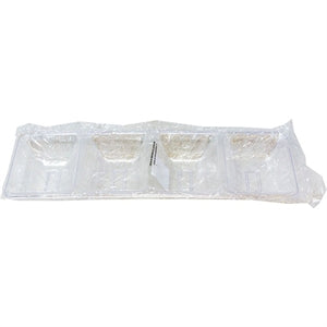 4 Section Clear Tray